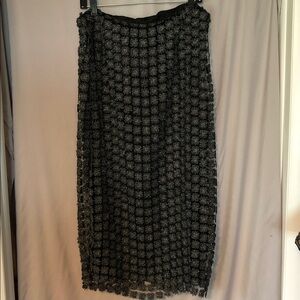 New York & Co Black Shimmer Skirt
